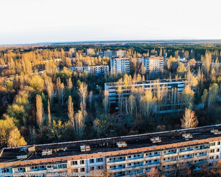 Припять с высоты 16 этажа Припять с высоты 16 этажа