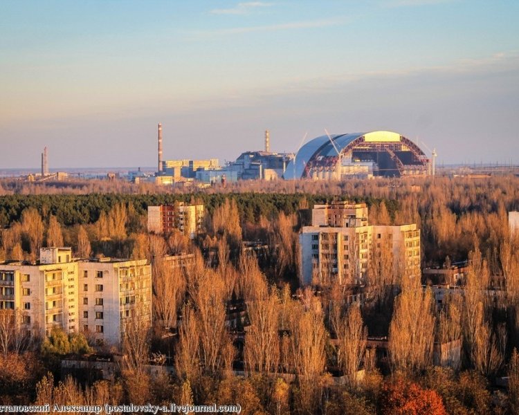 Припять с высоты 16 этажа Припять с высоты 16 этажа
