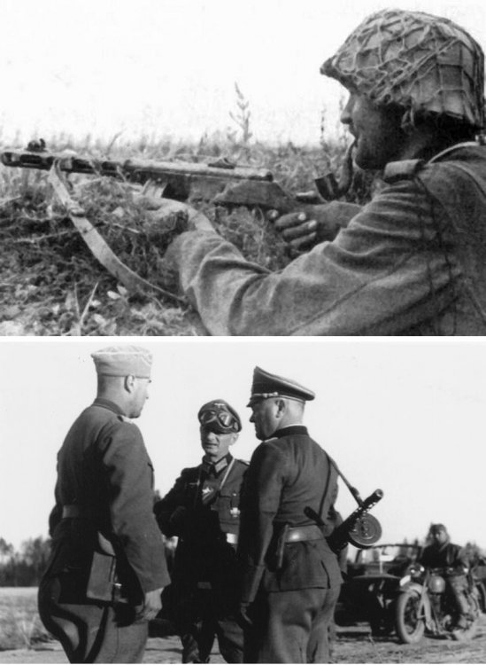Фотографии противоборствующих сторон ВОВ с трофейным оружием Фотографии противоборствующих сторон ВОВ с трофейным оружием