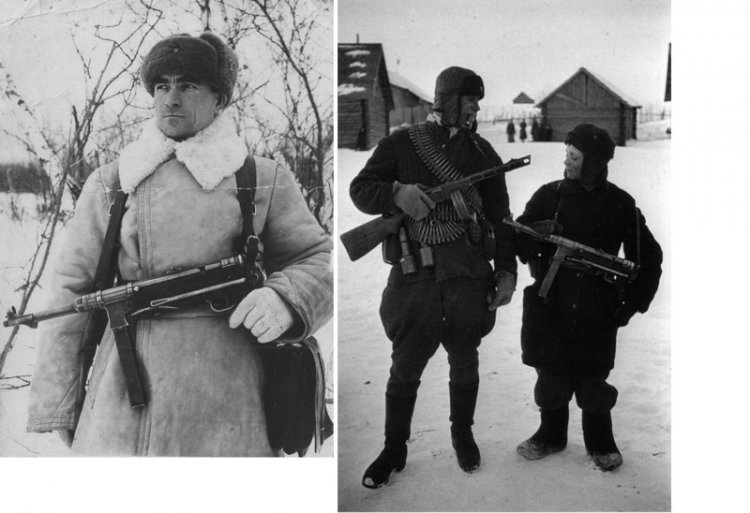 Фотографии противоборствующих сторон ВОВ с трофейным оружием Фотографии противоборствующих сторон ВОВ с трофейным оружием