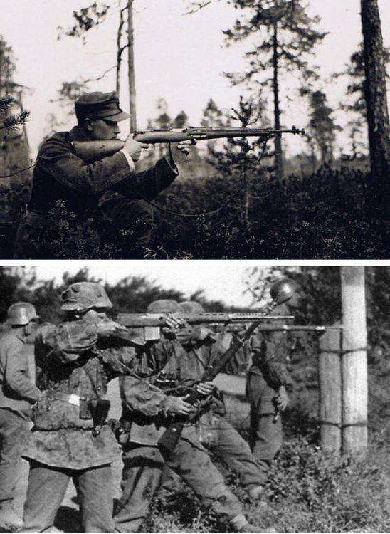 Фотографии противоборствующих сторон ВОВ с трофейным оружием Фотографии противоборствующих сторон ВОВ с трофейным оружием