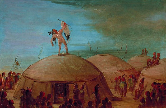 "Воздушная" инициация: как в племени мандан становились мужчинами "Воздушная" инициация: как в племени мандан становились мужчинами