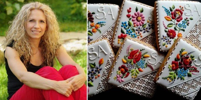 Впечатляющие рисунки на печенье Впечатляющие рисунки на печенье