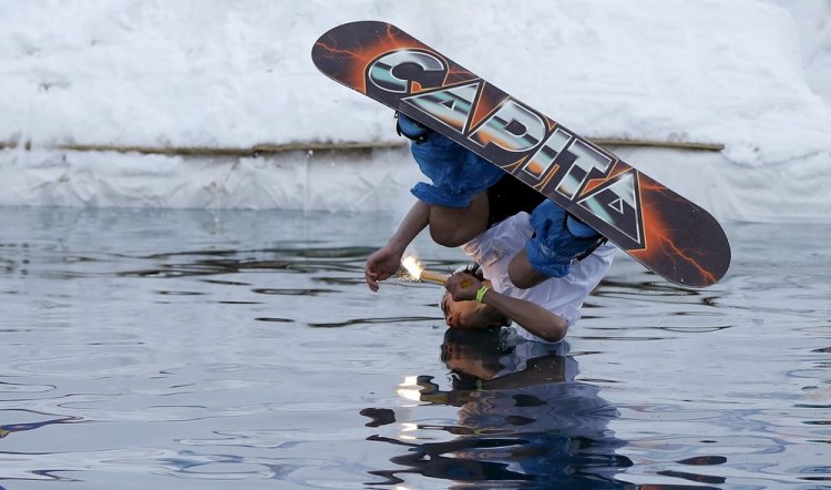 Red Bull Jump and Freeze Competition в Грузии Red Bull Jump and Freeze Competition в Грузии