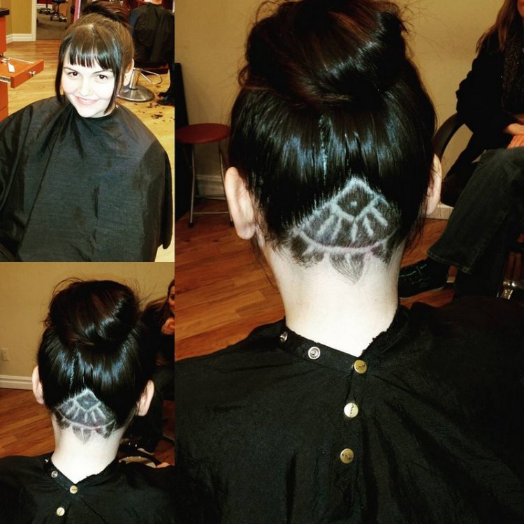 Новый модный тренд социальных сетей: hair tatoo Новый модный тренд социальных сетей: hair tatoo