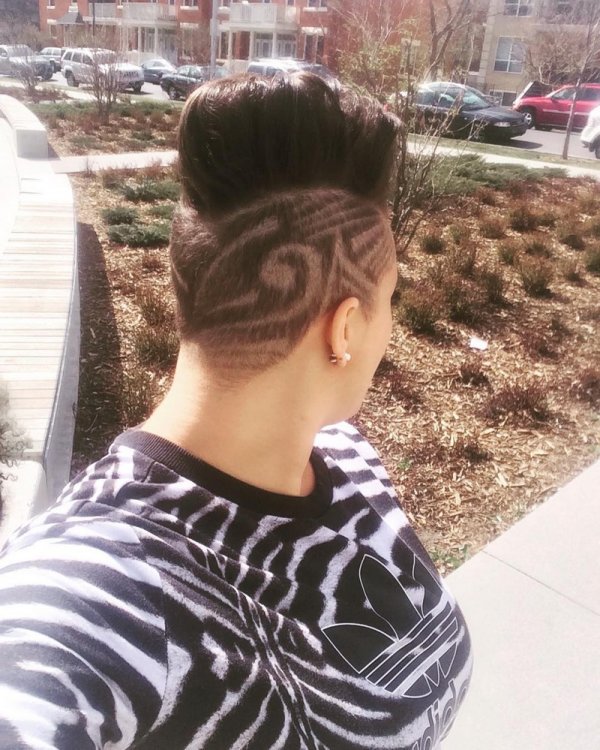 Новый модный тренд социальных сетей: hair tatoo Новый модный тренд социальных сетей: hair tatoo