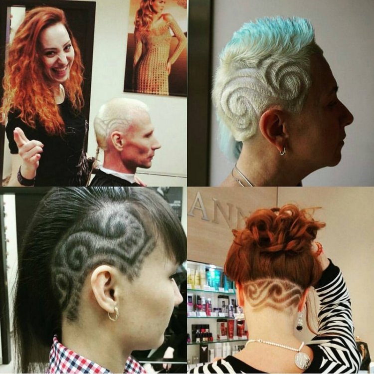 Новый модный тренд социальных сетей: hair tatoo Новый модный тренд социальных сетей: hair tatoo