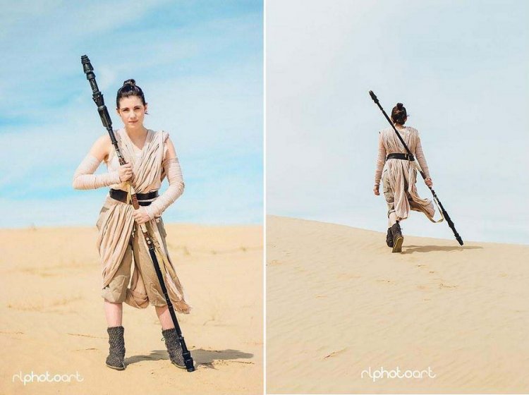 Пара с ребенком устроила фотосессию в стиле Рей и Финна из «Звездных войн» Пара с ребенком устроила фотосессию в стиле Рей и Финна из «Звездных войн»