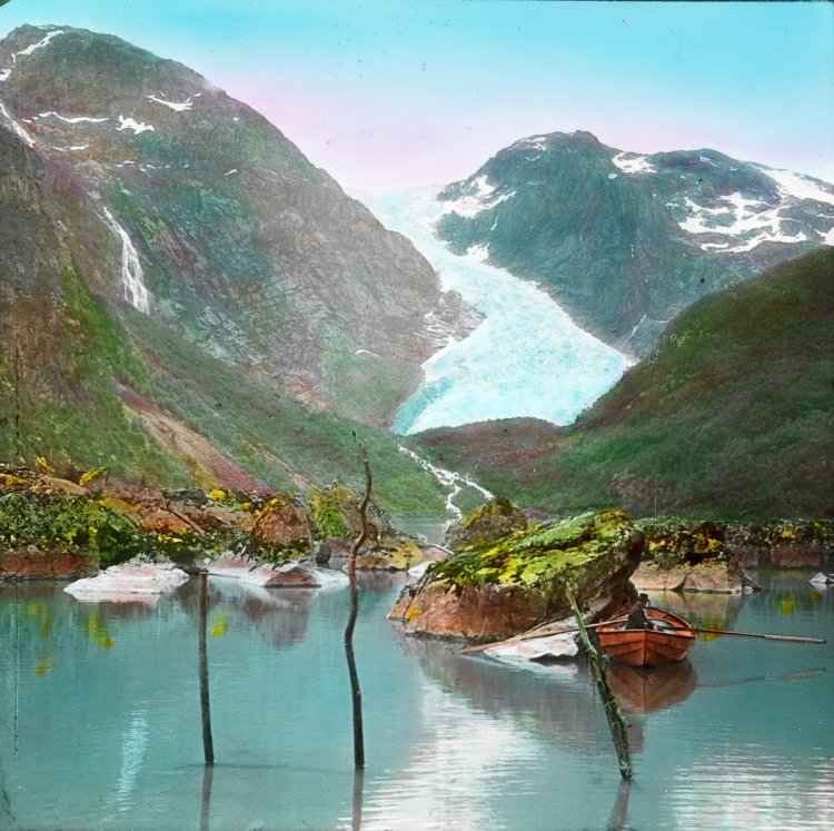 Разукрашенные вручную фотографии Норвегии 1900 года Разукрашенные вручную фотографии Норвегии 1900 года