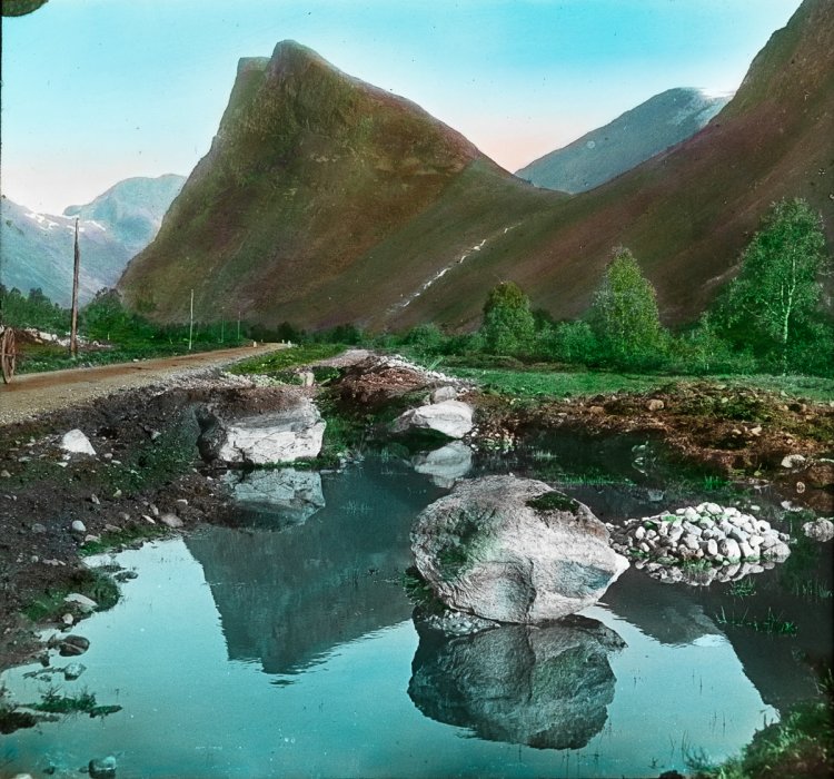 Разукрашенные вручную фотографии Норвегии 1900 года Разукрашенные вручную фотографии Норвегии 1900 года