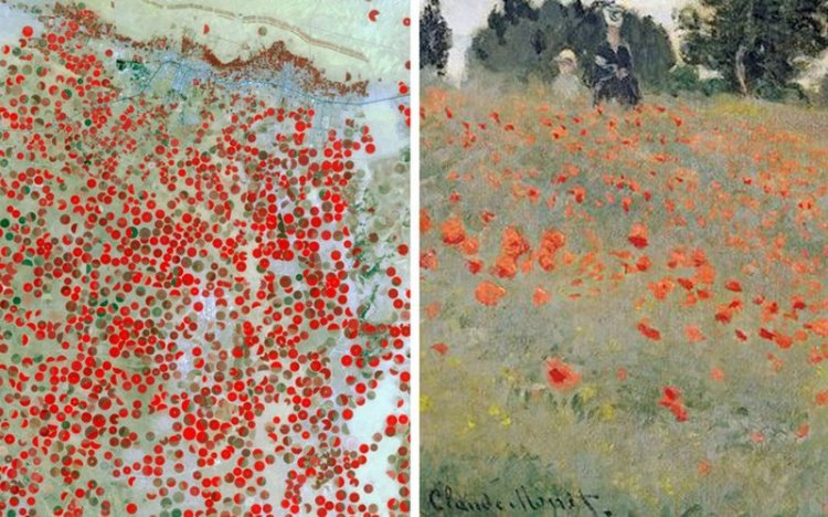 Фотографии Земли из космоса удивительно похожие на знаменитые картины Фотографии Земли из космоса удивительно похожие на знаменитые картины