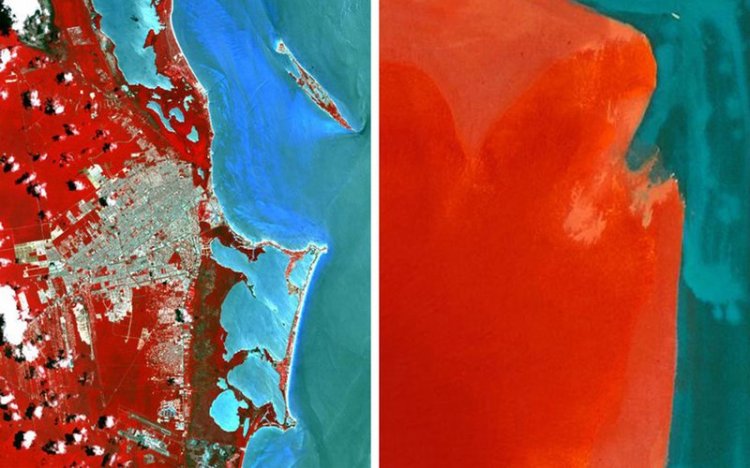 Фотографии Земли из космоса удивительно похожие на знаменитые картины Фотографии Земли из космоса удивительно похожие на знаменитые картины