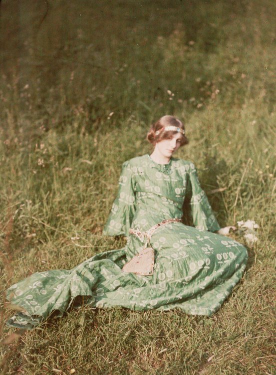 Цветные фотографии начала 1900-х годов Цветные фотографии начала 1900-х годов