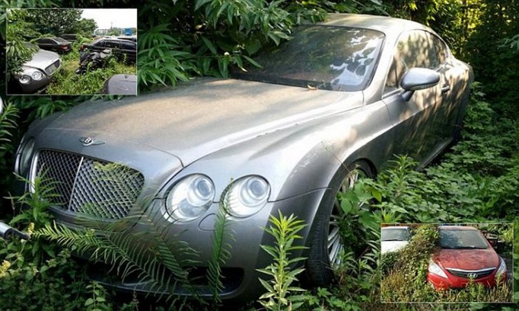 Брошенные роскошные автомобили в Китае Брошенные роскошные автомобили в Китае