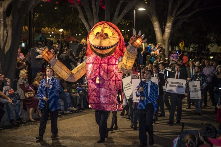 Luminous Lantern Parade в Австралии Luminous Lantern Parade в Австралии