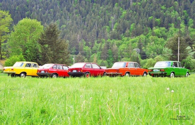 Слет владельцев советских авто в США Слет владельцев советских авто в США