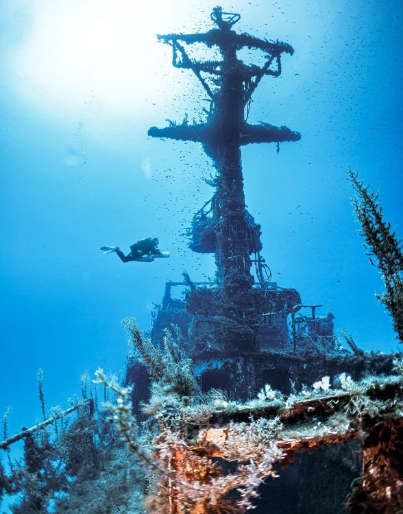 Останки кораблей на дне моря Останки кораблей на дне моря