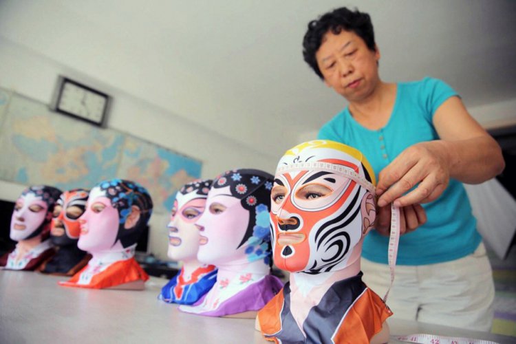 Пляжная мода Китая: рестайлинг facekini Пляжная мода Китая: рестайлинг facekini
