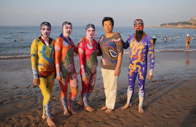 Пляжная мода Китая: рестайлинг facekini Пляжная мода Китая: рестайлинг facekini