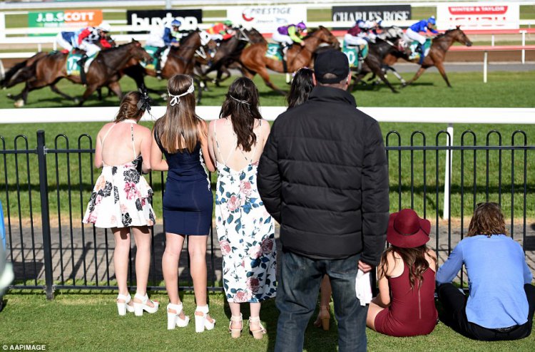 Гламурные любители скачек Australian Geelong Cup Гламурные любители скачек Australian Geelong Cup
