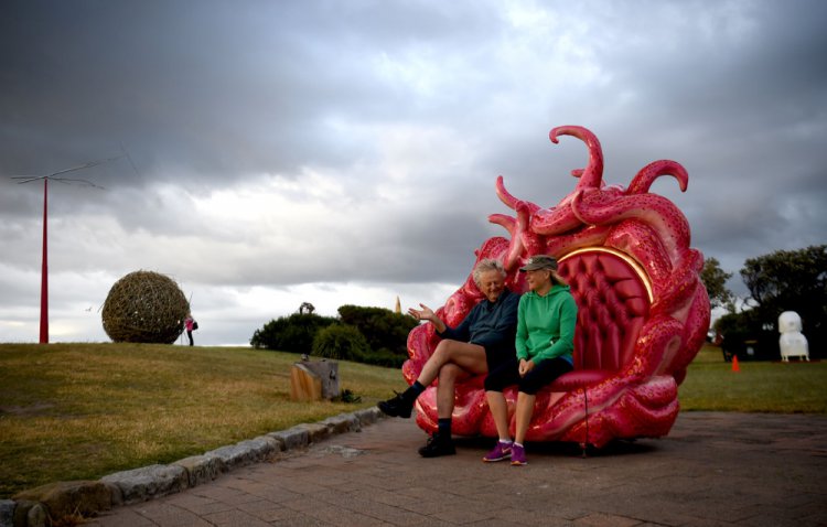 Скульптуры у моря на выставке “Sculpture by the Sea” Скульптуры у моря на выставке “Sculpture by the Sea”