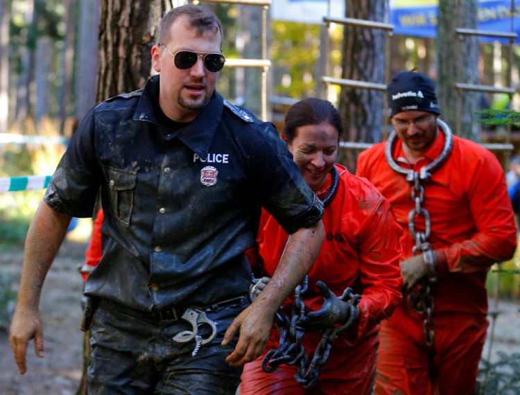 Забег по грязи в Австрии Забег по грязи в Австрии