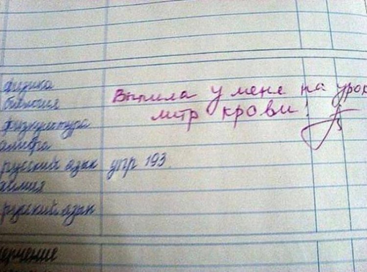 15 отборных записей в дневниках, после которых хочется в школу (фото) 15 отборных записей в дневниках, после которых хочется в школу (фото)