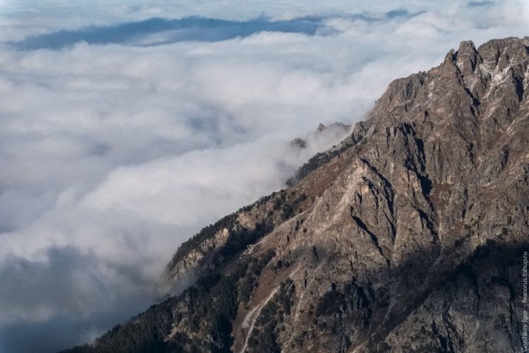 Золотая осень в горах Домбая Золотая осень в горах Домбая