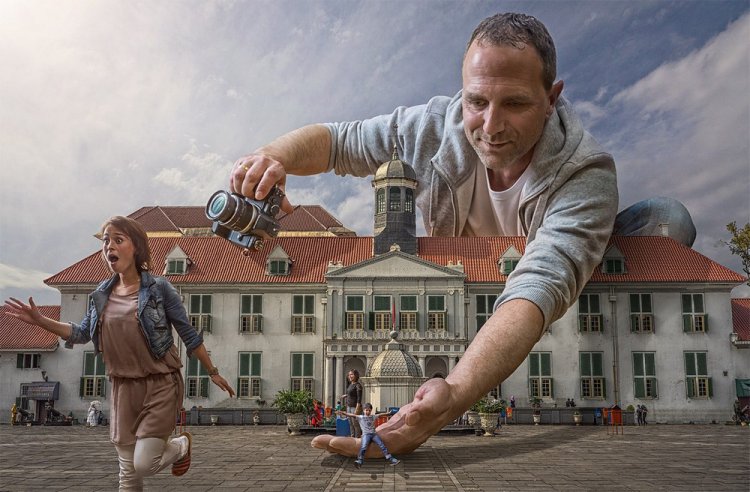 Потрясающие фотокомпозиции отца, главным героем которых выступает его сын Потрясающие фотокомпозиции отца, главным героем которых выступает его сын