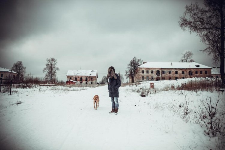 Печальный Instagram человека с головой слона Печальный Instagram человека с головой слона