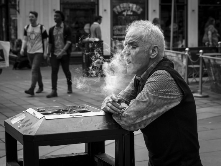 Бездомные на улицах Глазго Бездомные на улицах Глазго