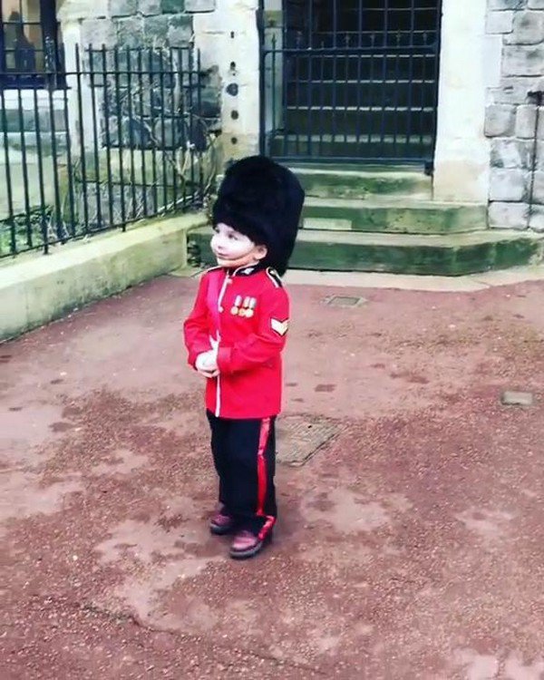 Трогательное видео мальчика с гвардейцем Трогательное видео мальчика с гвардейцем