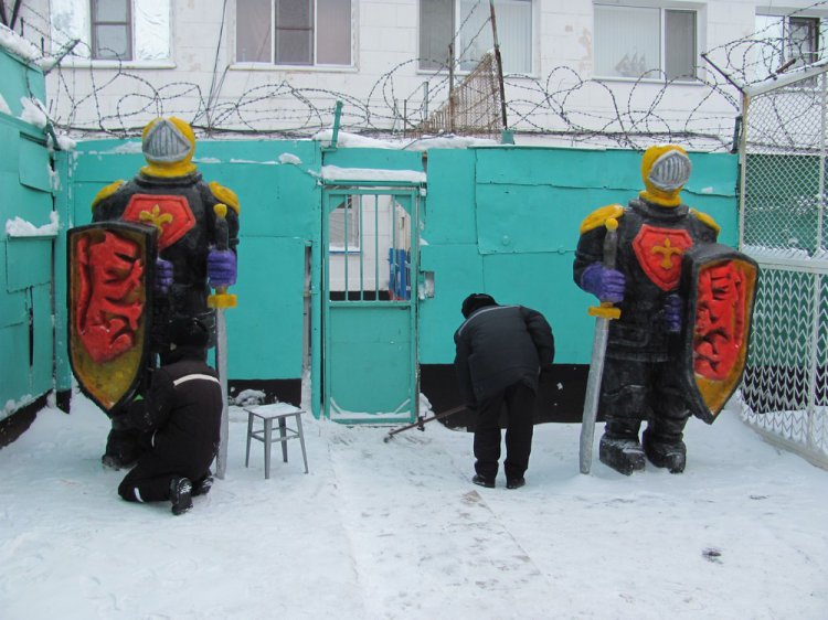 Конкурсы снежных и ледяных фигур прошли в колониях по всей России Конкурсы снежных и ледяных фигур прошли в колониях по всей России
