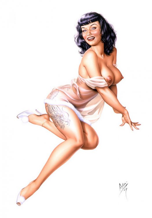 Откровенный Pin-Up от Армандо Хуэрта Откровенный Pin-Up от Армандо Хуэрта