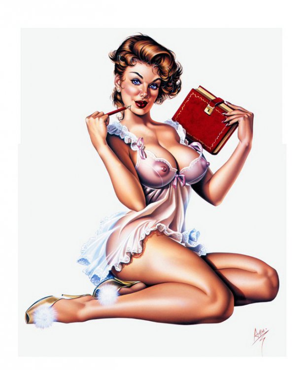 Откровенный Pin-Up от Армандо Хуэрта Откровенный Pin-Up от Армандо Хуэрта