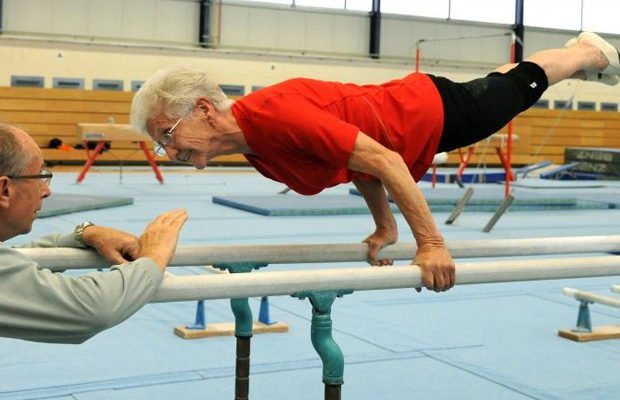 91-летняя гимнастка из Германии 91-летняя гимнастка из Германии