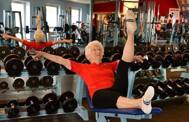 91-летняя гимнастка из Германии 91-летняя гимнастка из Германии
