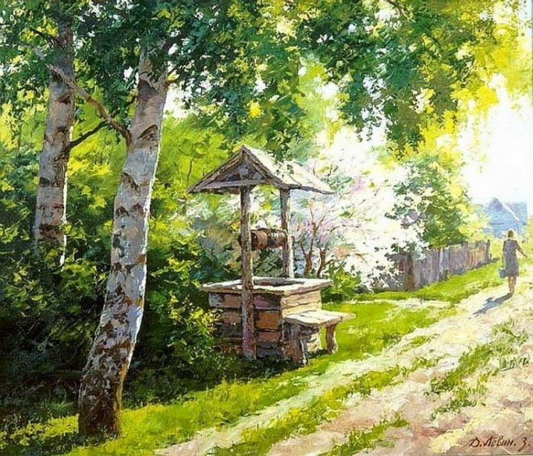 Сельские мотивы на картинах Дмитрия Лёвина Сельские мотивы на картинах Дмитрия Лёвина
