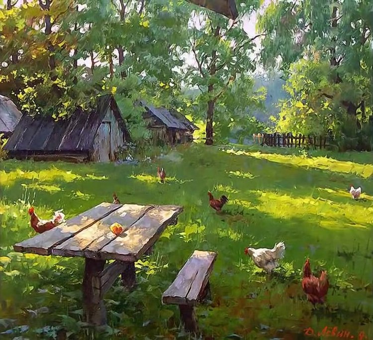 Сельские мотивы на картинах Дмитрия Лёвина Сельские мотивы на картинах Дмитрия Лёвина