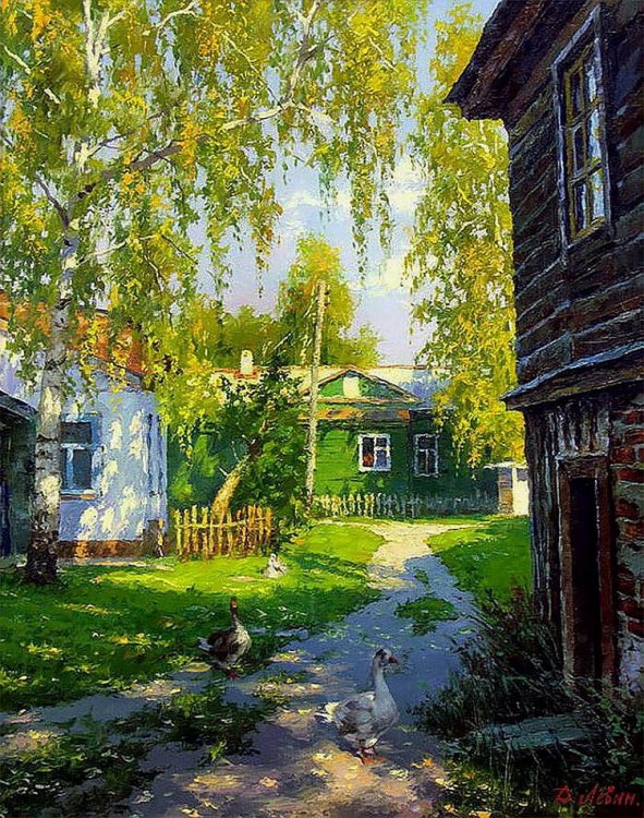 Сельские мотивы на картинах Дмитрия Лёвина Сельские мотивы на картинах Дмитрия Лёвина