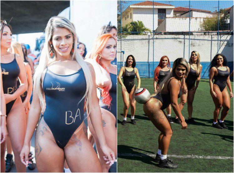 Участницы конкурса «Miss Bum Bum 2017» сыграли в футбол Участницы конкурса «Miss Bum Bum 2017» сыграли в футбол