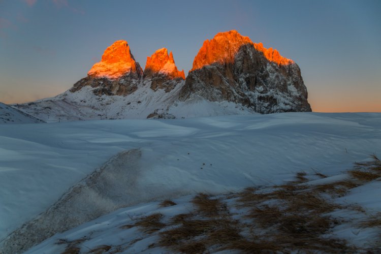 Доломиты в разное время года на снимках польского фотографа Доломиты в разное время года на снимках польского фотографа