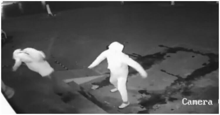 Вор случайно нокаутировал своего напарника кирпичом (видео) Вор случайно нокаутировал своего напарника кирпичом (видео)