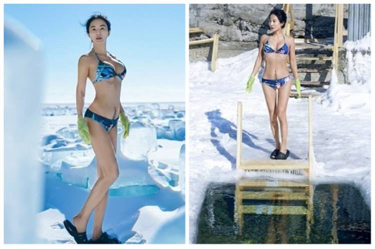 50-летняя китаянка прилетела в Сибирь и устроила откровенную фотосессию 50-летняя китаянка прилетела в Сибирь и устроила откровенную фотосессию