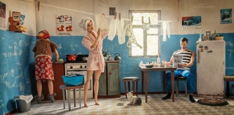 Подними себе настроение: Если бы Барби и Кен жили в СССР Подними себе настроение: Если бы Барби и Кен жили в СССР