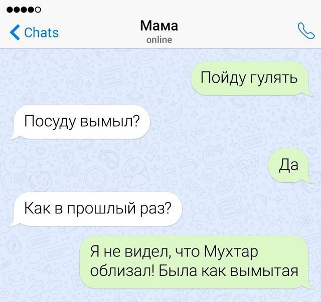 Подборка забавных переписок с родителями Подборка забавных переписок с родителями