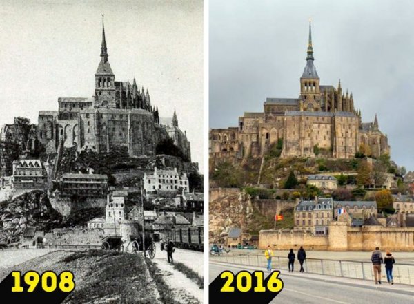 Подборка фотографий известных мест, которые показывают скоротечность времени Подборка фотографий известных мест, которые показывают скоротечность времени
